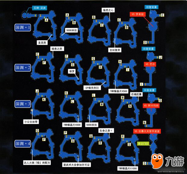 《空之軌跡3rd》全迷宮地圖流程攻略大全