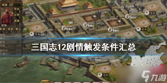《三國志12威力加強版》劇情觸發條件是什么 劇情觸發條件匯總
