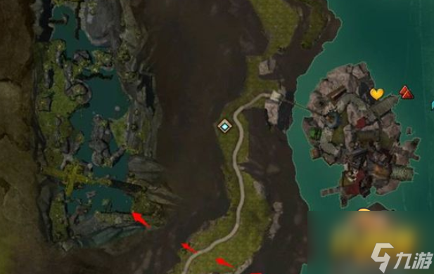 激戰(zhàn)2羅納通道怎么去 羅納通道路線圖